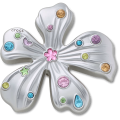 Silver Meta Gem Flower