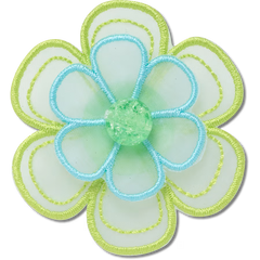 Green Mesh Flower