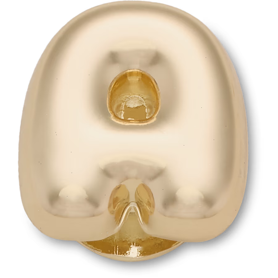 Gold Bubble Letter A