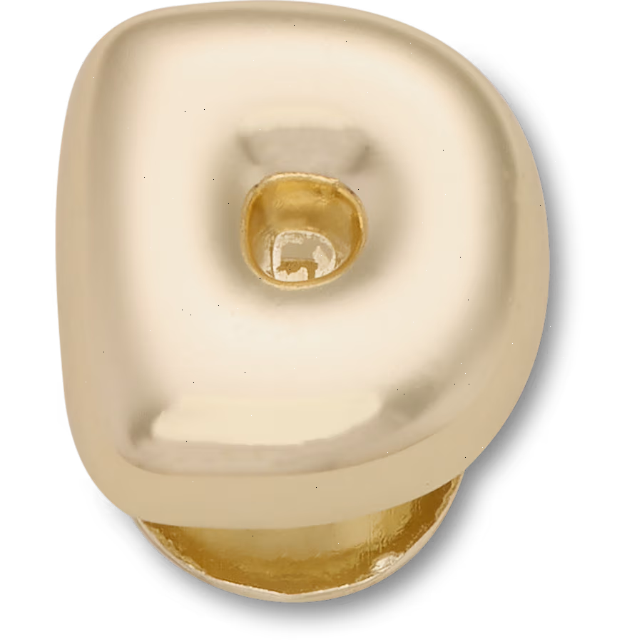 Gold Bubble Letter D