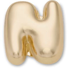 Gold Bubble Letter N
