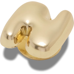 Gold Bubble Letter N