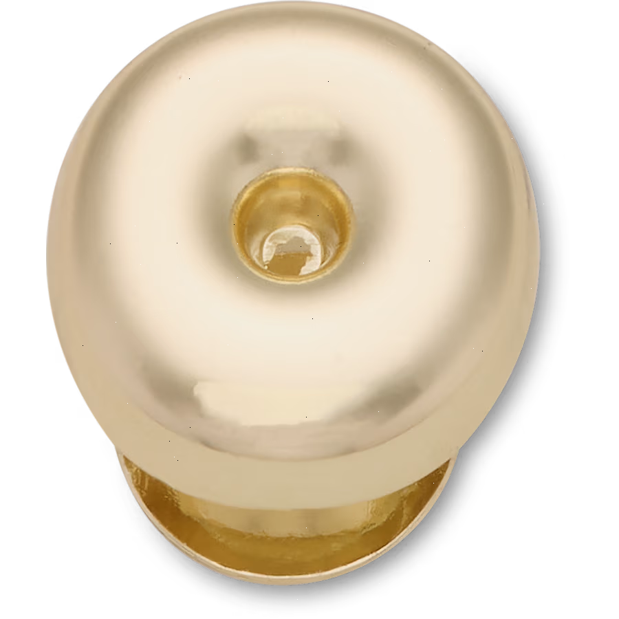 Gold Bubble Letter O