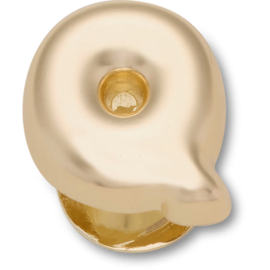 Gold Bubble Letter Q