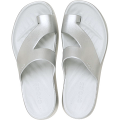 Getaway Platform Toe Loop Metallic Sandal