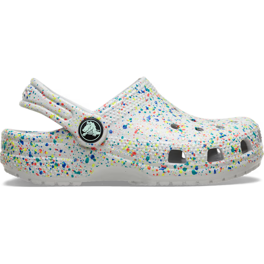 Kids' Classic Glow Paint Splatter Clog
