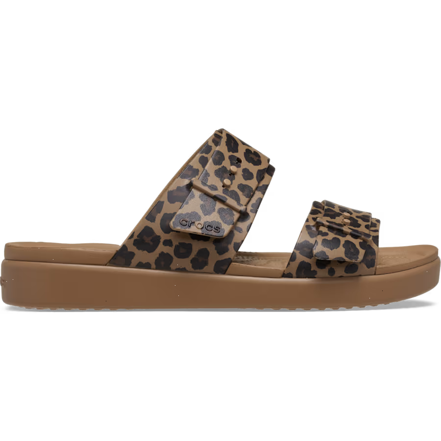 Brooklyn Buckle Low Low Animal Sandal