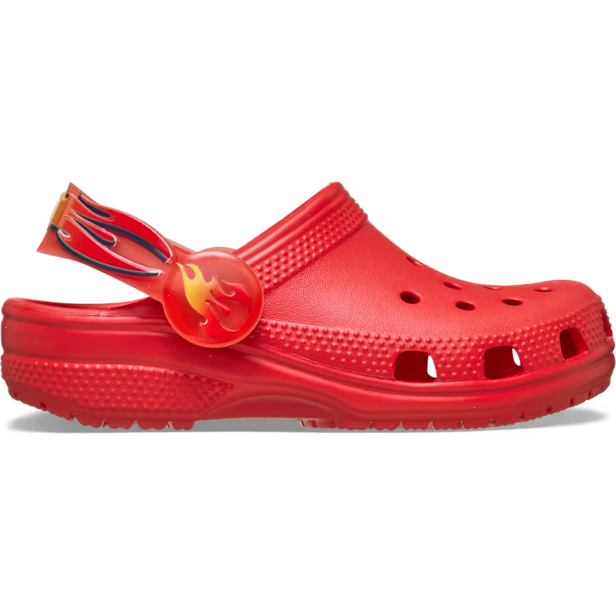 Toddler Classic Flame Lights Backstrap Clog