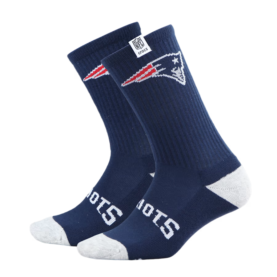 NFL New England Patriots Crocs Socks