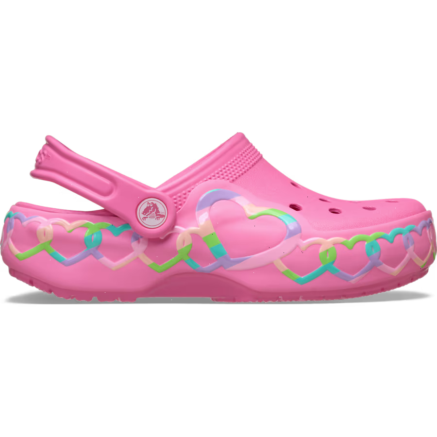Kids' Classic Heart Lights Clog