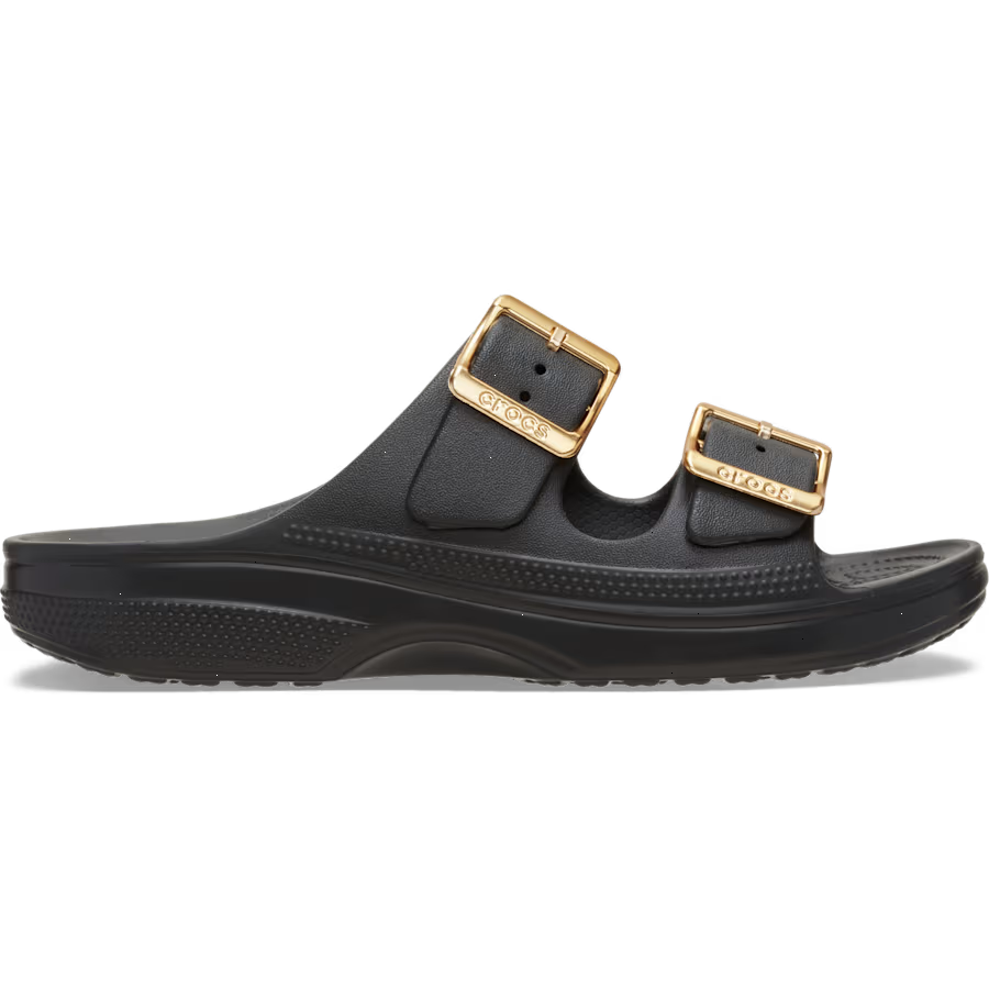 Women’s Metallic Buckle Saturday Sandal