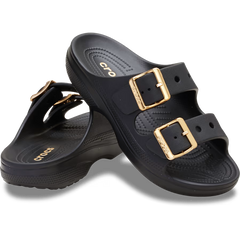 Women’s Metallic Buckle Saturday Sandal