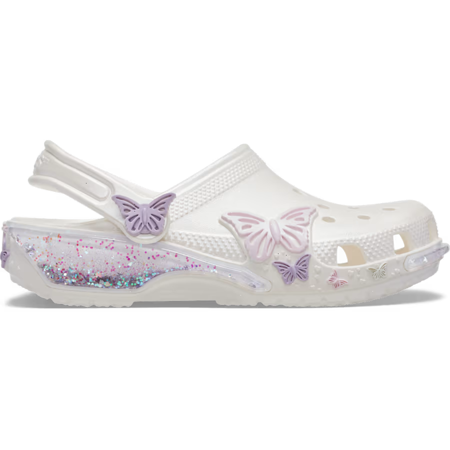 Toddler Classic Butterfly Sparkle Shaker Clog