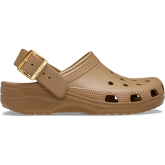 Classic Metallic Buckle Clog