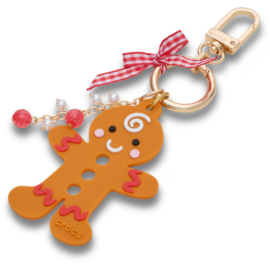 Gingerbread Man Bag Charm