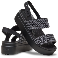 Brooklyn Woven Sparkle Low Wedge
